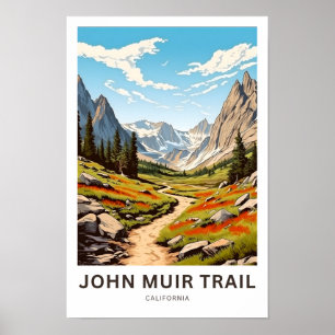 Poster John Muir Trail California Viagem