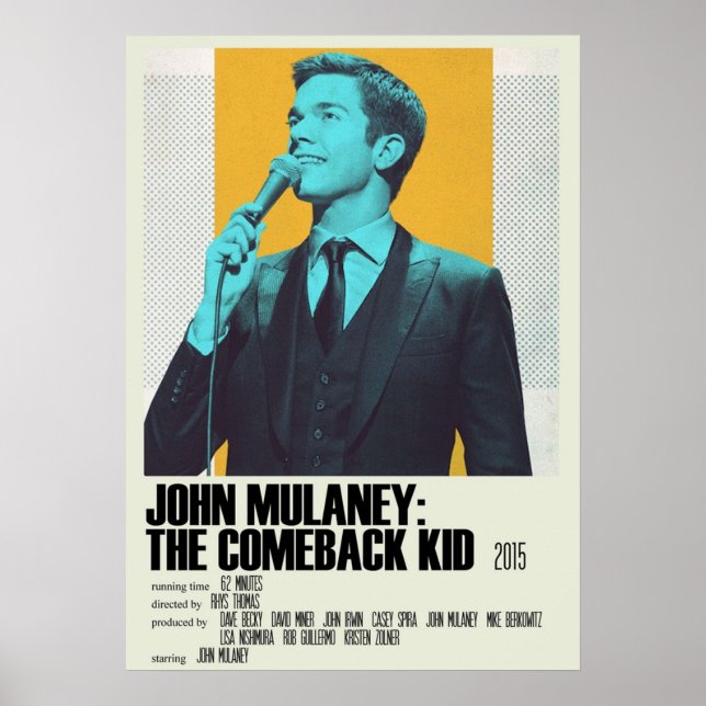 Poster John Mulaney O Alternativo De Comeback Art Movi (Frente)