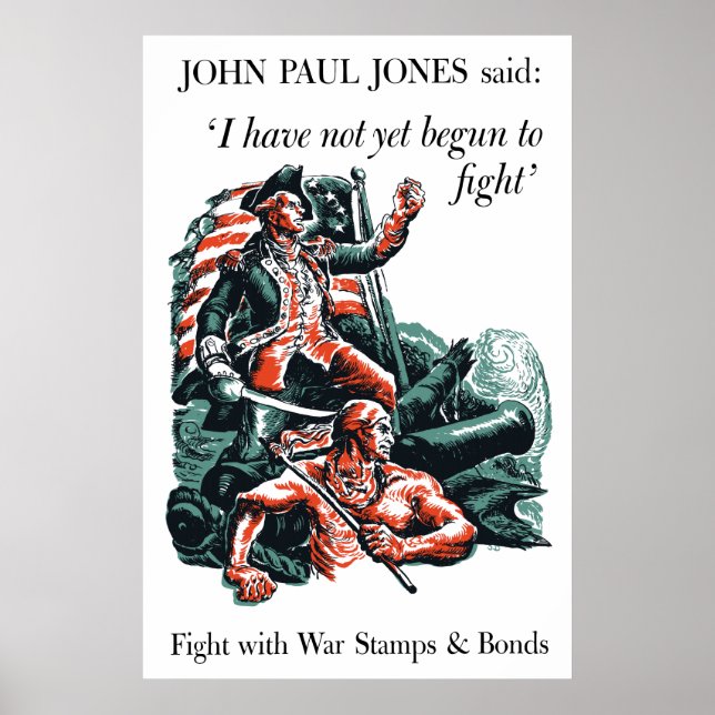 Poster John Paul Jones WW2 (Frente)