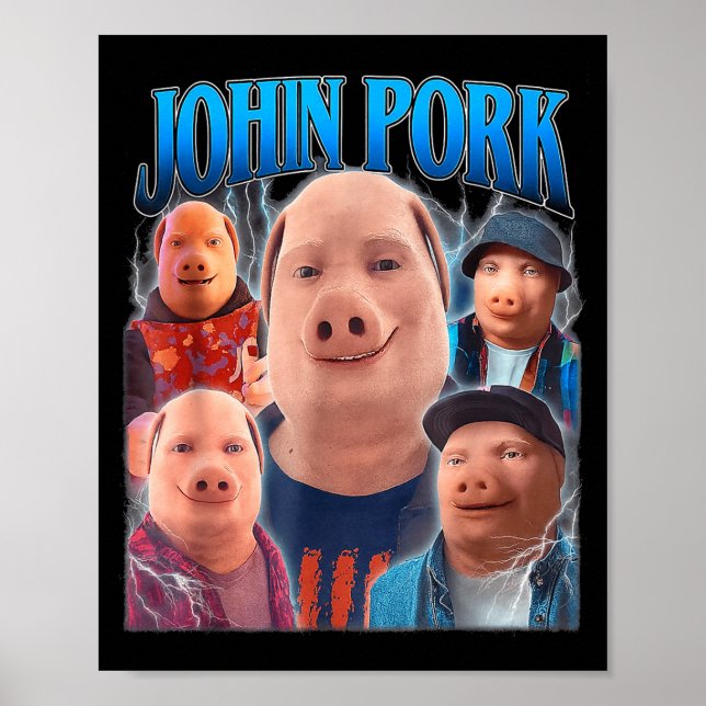 Poster John Rk Meme Humor Men Women  (Frente)