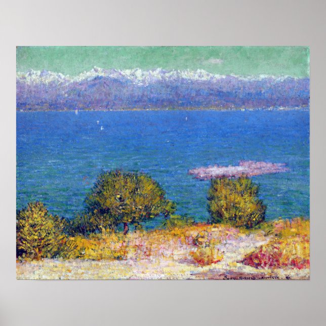Poster John Russell Landscape, Antibes (Baía de Nice) (Frente)