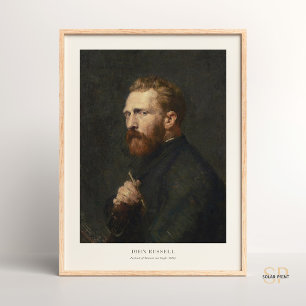 Poster John Russell Pintura de Vincent Van Gogh Vintage
