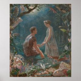 Poster John Simmons Hermia e Lysander Shakespeare