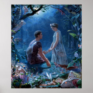 Poster John Simmons: Um sonho de noite de plenos Verões