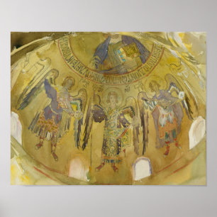 Poster John Singer Sargent - Angels, Mosaico, Palatina