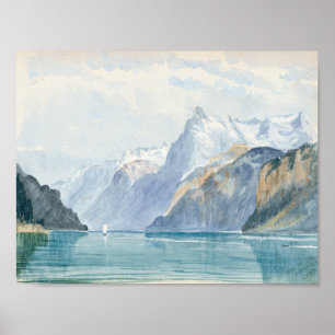 Poster John Singer Sargent - Baía de Uri, Brunnen