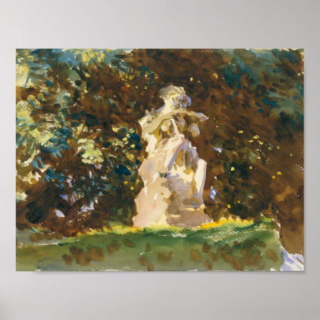 Poster John Singer Sargent - Boboli Garden, Florença (Frente)