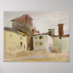 Poster John Singer Sargent - Borgo San Lorenzo