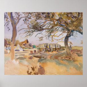 Poster John Singer Sargent - Campo Militar