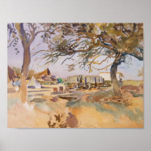 Poster John Singer Sargent - Campo Militar