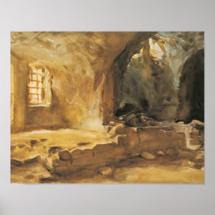Poster John Singer Sargent - Cellar-Arras Arruinadas