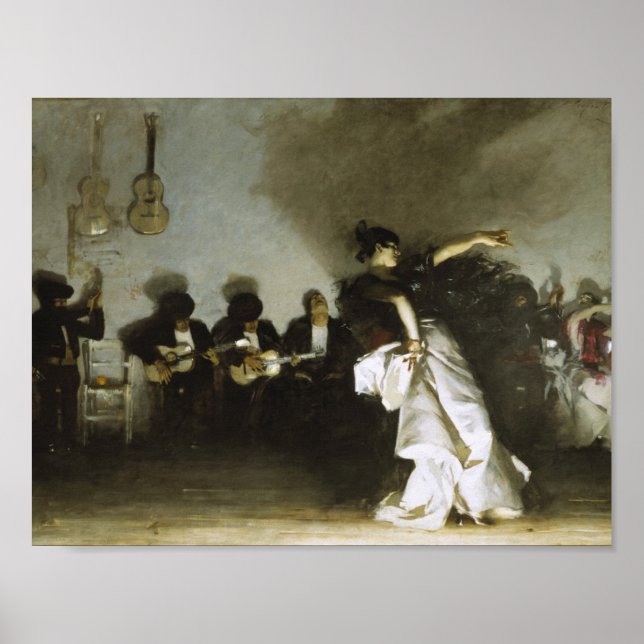 Poster John Singer Sargent - El Jaleo (Frente)