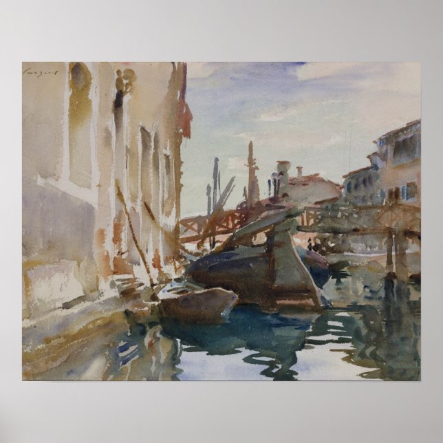 Poster John Singer Sargent - Giudecca (Frente)
