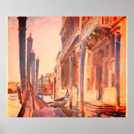 Poster John Singer Sargent Gondola Moorings Veneice