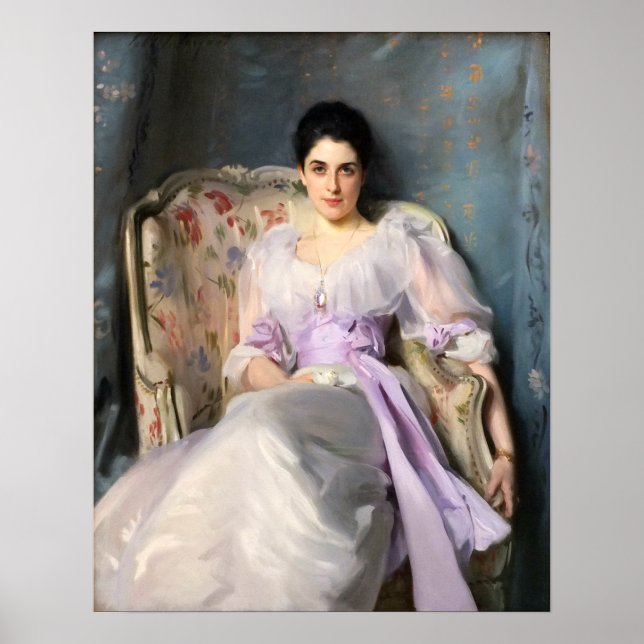 Poster John Singer Sargent Lady Agnew do Lochnaw (Frente)