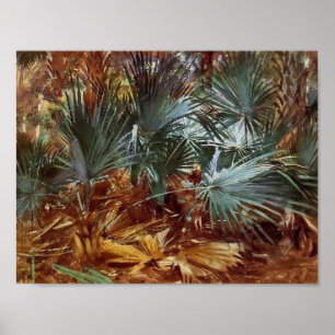 Póster John Singer Sargent: Palmettos