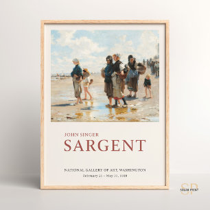 Poster John Singer Sargent Saindo Para A Pintura De Peixe