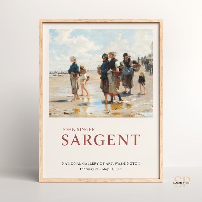 Poster John Singer Sargent Saindo Para A Pintura De Peixe (Criador carregado)