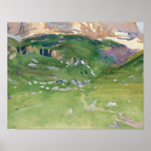 Poster John Singer Sargent - Sellar Alp, Dolomites