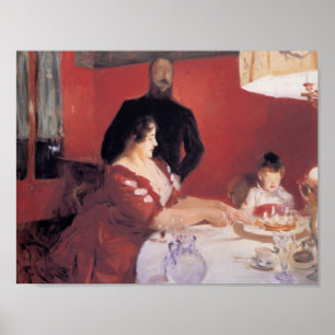 Poster John Singer Sargent- The Birthday Party