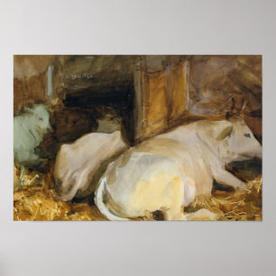Poster John Singer Sargent - Três Oxen
