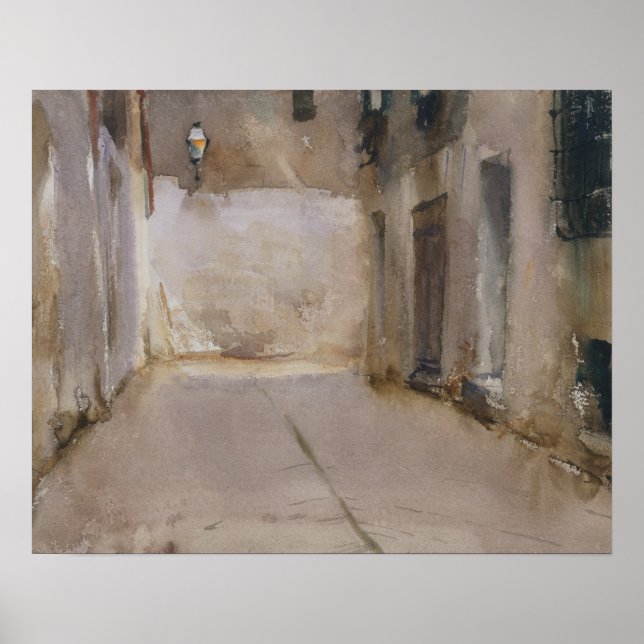 Poster John Singer Sargent - Veneza (Frente)