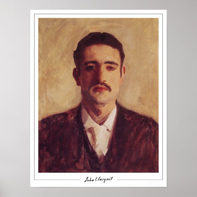 Poster John Singer Sargent Zedign Cartaz de Arte #107-2 (Frente)