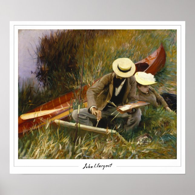 Poster John Singer Sargent Zedign Cartaz de Arte #10-2 (Frente)