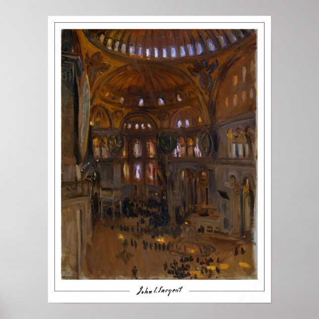 Poster John Singer Sargent Zedign Cartaz de Arte #115 (Frente)