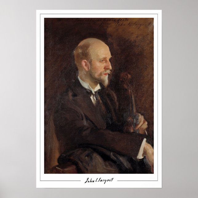 Poster John Singer Sargent Zedign Cartaz de Arte #137-2 (Frente)