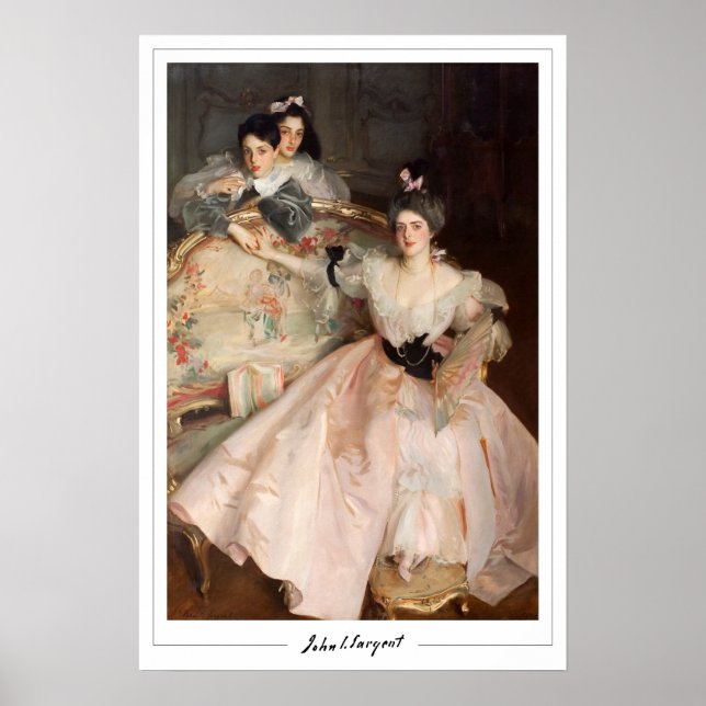 Poster John Singer Sargent Zedign Cartaz de Arte #15 (Frente)