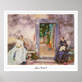 Poster John Singer Sargent Zedign Cartaz de Arte #171-2