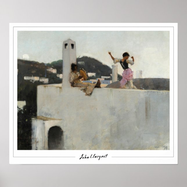 Poster John Singer Sargent Zedign Cartaz de Arte #223 (Frente)