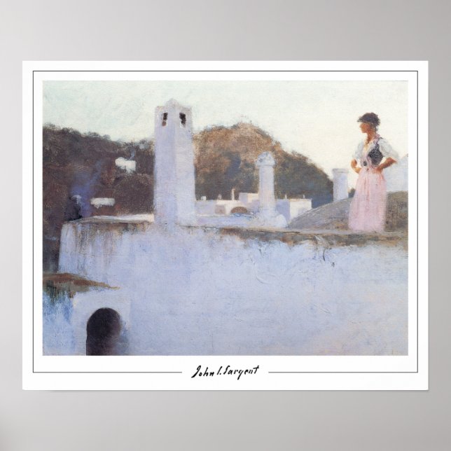 Poster John Singer Sargent Zedign Cartaz de Arte #26 (Frente)