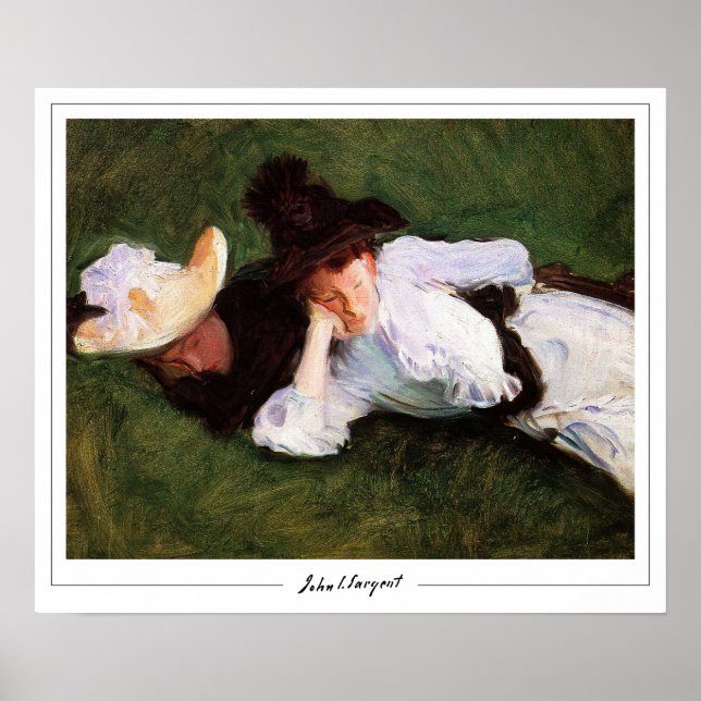 Poster John Singer Sargent Zedign Cartaz de Arte #31 (Frente)