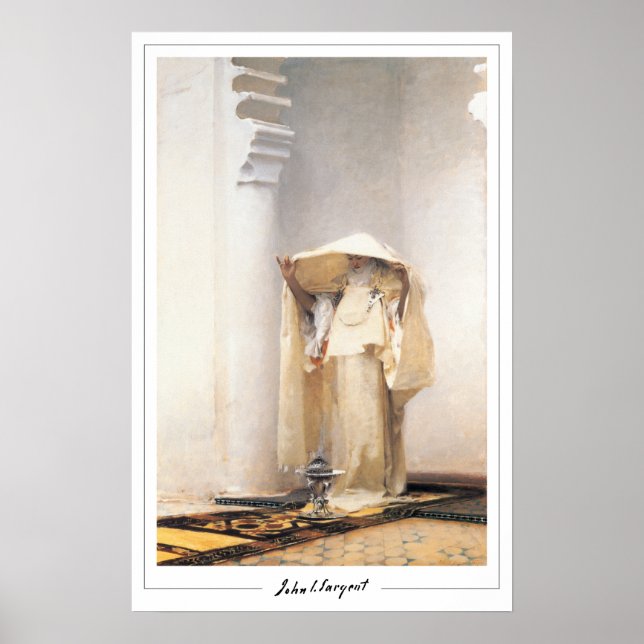 Poster John Singer Sargent Zedign Cartaz de Arte #367 (Frente)