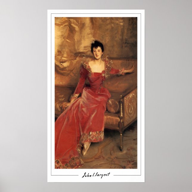 Poster John Singer Sargent Zedign Cartaz de Arte #91-2 (Frente)