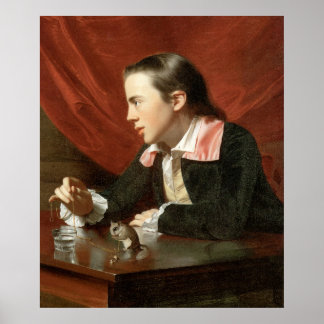 Poster John Singleton Copley Boy Com Um Esquilo
