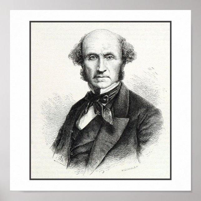 Póster John Stuart Mill Portrait (Frente)