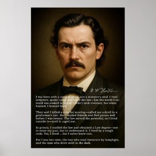 Poster John Wesley Hardin   Outlaw com a mente de um acad