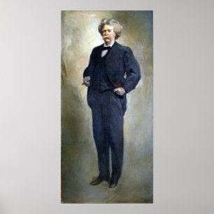 Poster John White Alexander Samuel L. Limpa Mark Twain