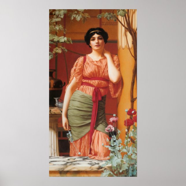 Poster John William Godward - Nerissa (Frente)