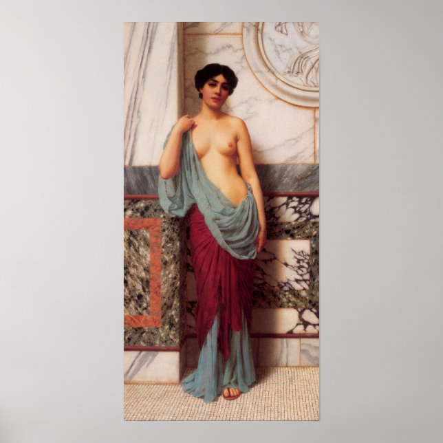Póster John William Godward - No Thermae (Frente)