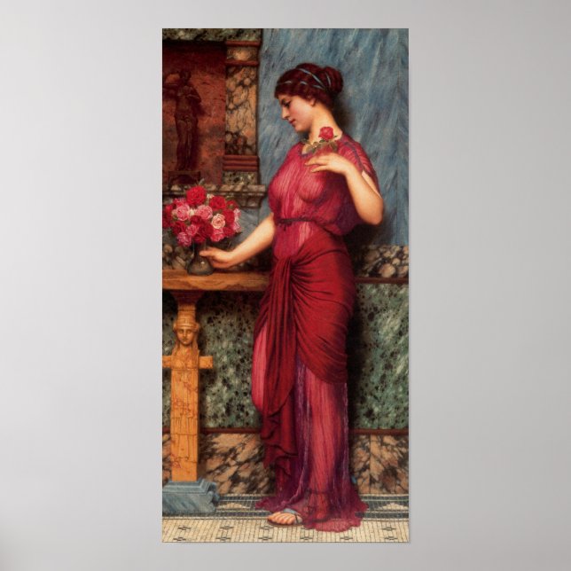 Póster John William Godward - Uma oferta (Frente)