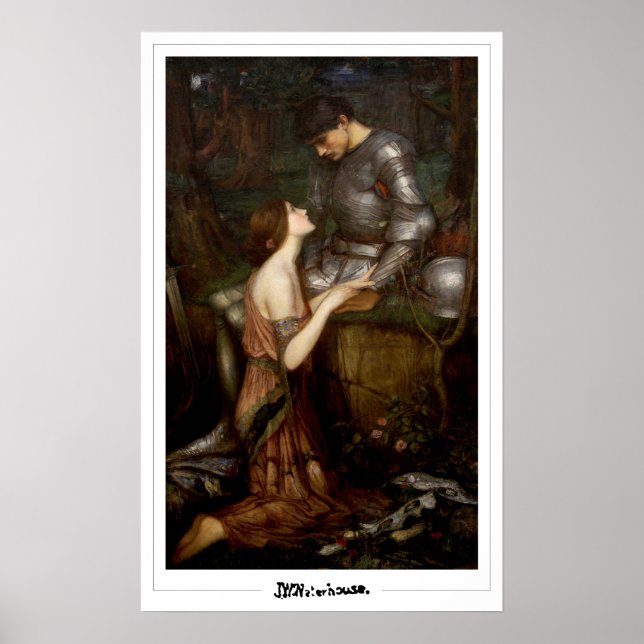 Poster John William Waterhouse Cartaz de Arte Zedign #2 (Frente)