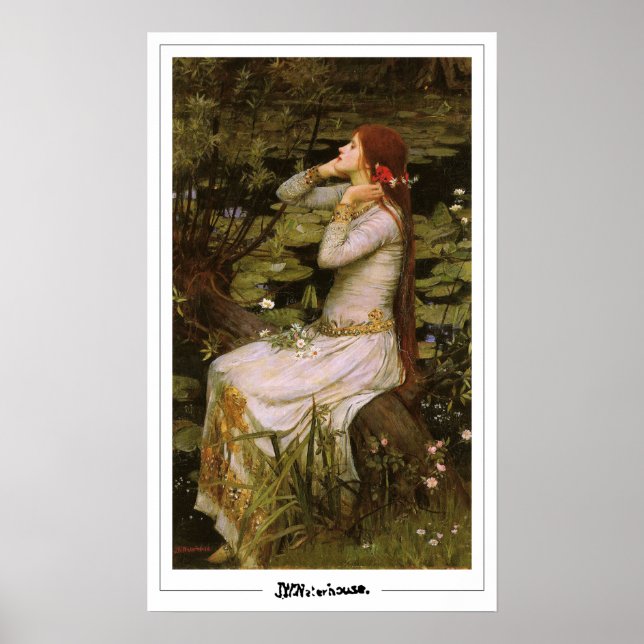 Poster John William Waterhouse Cartaz de Arte Zedign #90 (Frente)
