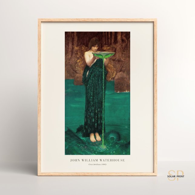 Poster John William Waterhouse Circe Invidiosa Envious (Criador carregado)