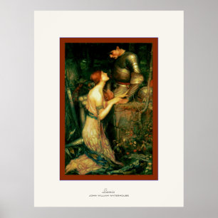 Poster ~ John William Waterhouse do Lamia