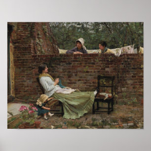Poster John William Waterhouse - Good Neighbours