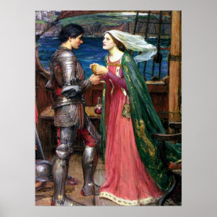 Poster John William Waterhouse Tristão e Isolda